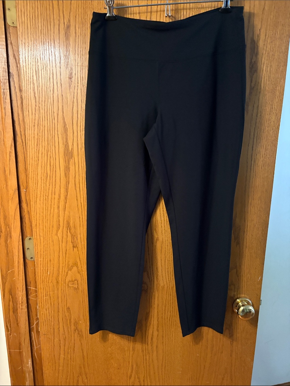 J. Jill Black smooth-fit slim ankle pull on pants